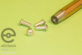 Nietkopfmacher / Nietendöpper Türfangband incl. 4 Halbrundkopfnieten, Opel Hecktriebler