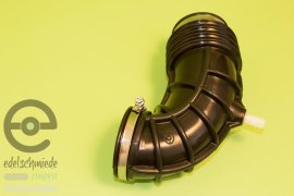 Schlauchbogen Luftmengenmesser an Drosselklappenteil, Opel 2.0E cih, incl. Schellenset