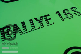 Sticker / Decoration / Logo Rallye 1.6S Opel Kadett C, matte black, top quality!