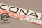 Sticker / Decoration / Logo ASCONA Opel Ascona B, matte black, top quality!