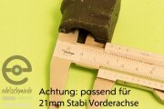 2er Set Gummilager Stabilisator vorne, Ascona / Manta B kleiner Stabi / Ø21mm