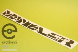 Aufkleber / Dekor / Schriftzug Manta SR Opel Manta B, schwarz glänzend, Top!