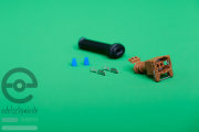 Stecker 2-polig, L- & LE- Jetronic & Motronic, Einspritzanlage, Farbe: braun, mit Dichtungskappe