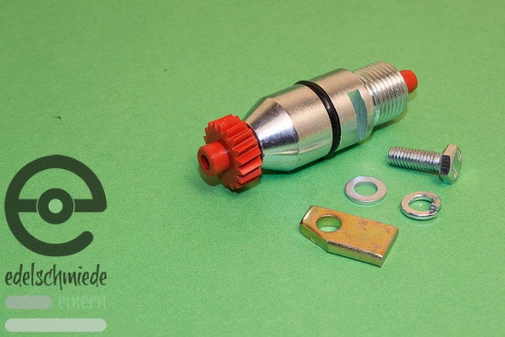 Speedometer drive transmission red / 18 teeth + seal