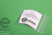 Metal clip for rubber grommet fuelhose injection