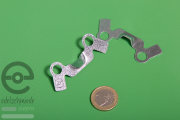 2er Set Sicherungsbleche Kardanwellenbügel / Kardanwelle, große cih Achse