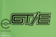Sticker / Decoration / Logo GT/E Opel Manta B GTE 1, glossy black