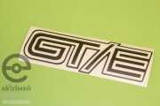 Sticker / Decoration / Logo GT/E Opel Manta B GTE 1, glossy black