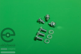 Schraubenset Abdeckblech Bremssattel an Achsschenkel, Ascona / Manta B, Kadett C