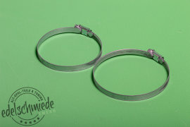 2er Set Schlauchschellen Luftmengenmesser Opel 3.0i  -24V / C30SE