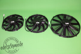 Spal high-performance radiator fans, in various sizes and designs