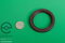 Shaft seal ring crankshaft front, Opel 24V, C30SE / C40SE