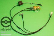Installation kit with cable harness Spal radiator fan (without fan), various Opels