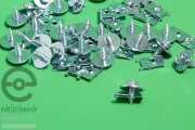 Fixings for Opel fenders: screws & metal nuts in set (30 pieces each), cih.