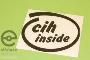 Sticker / Decoration cih inside, glossy black