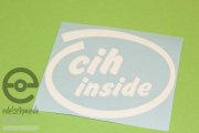 Sticker / Decoration cih inside, white