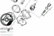 Repair & tuning kit oil pump piston steel - as diesel oil pump cap, Opel cih
