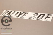 Sticker / Decoration / Logo Rallye 2.0E Opel Kadett C, matte black, top quality!