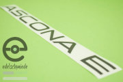 Sticker / Decoration / Logo ASCONA E Opel Ascona B, matte black, top quality!