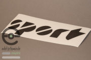 Sticker / Decoration / Logo Sport Opel Ascona B, black...