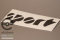 Sticker / Decoration / Logo Sport Opel Ascona B, black matte, top quality!