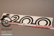 Sticker / Decoration / Logo i200 Opel Manta B, glossy black, first class quality
