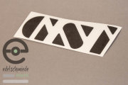 Sticker / Decoration / Logo GSi Opel Manta B, glossy black, top quality!