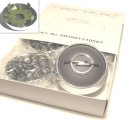 4er Set Radnabenkappen für Opel-Sportstahlfelgen frühe Version