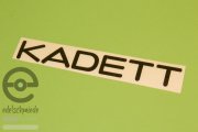 Sticker / Decoration / Logo Opel Kadett C, glossy black,...