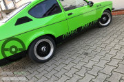 Dekor Komplett - Set, Opel Rallye Opel Kadett C, schwarz matt, Top Qualität!
