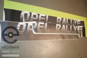 Dekor Komplett - Set, Opel Rallye Opel Kadett C, schwarz glänz., Top Qualität!
