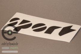 Sticker / Decoration / Logo Sport Opel Ascona B, silver, top quality!