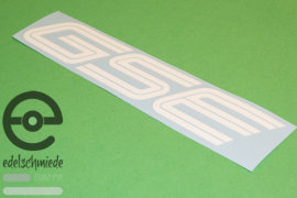 Sticker / Decoration / Logo GSE, Opel Monza white, top quality!