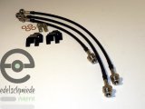 Braided stainless steel brake line complete set Opel...