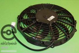 Spal high performance radiator fan sucking, Opel cih radiator, 280/310mm x 52mm flat