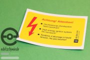 Sticker / Decoration: Achtung!...