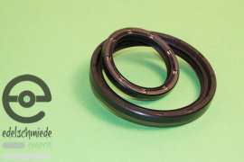 Shaft seal ring set crank shaft, Opel 24V, C30SE / C40SE, shaft seal ring