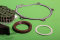 Repair kit timing chain, complete with seals / shaft seal ring / rails, Opel cih engine