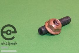 M8 stud bolt with copper nut exhaust manifold, Opel 24V, C30SE / C30XEi / C40SE