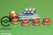Studs and copper nuts in a set of 6, exhaust manifold on...