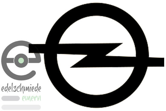 OPEL Anstecknadel Badge Logo Blitz und Schriftzug 