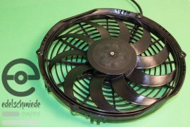 Spal high performance radiator fan blowing, Opel cih radiator, 280/310mm x 52mm flat