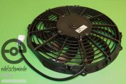 Spal high performance radiator fan blowing, Opel cih radiator, 280/310mm x 52mm flat