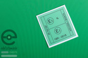 Sticker: Adrema / ECE - authorisation symbol green,...