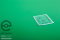 Sticker: Adrema / ECE - authorisation symbol green, engine bay Opel Ascona / Manta B