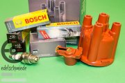 Zündungsset groß mit Zündkerzen, Opel 4-Zyl. cih Bosch Transistorzündung