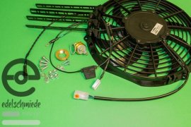 Installation kit Spal blowing radiator fan in front of the radiator, complete, all-round carefree package