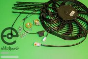 Installation kit Spal blowing radiator fan in front of...