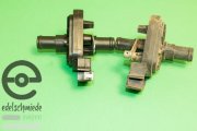 Heating valve / heating regulator including Bowden cable clip, Opel Kadett C