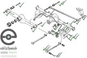 Schraubenset Hinterachse komplett, Opel Ascona B / Manta B